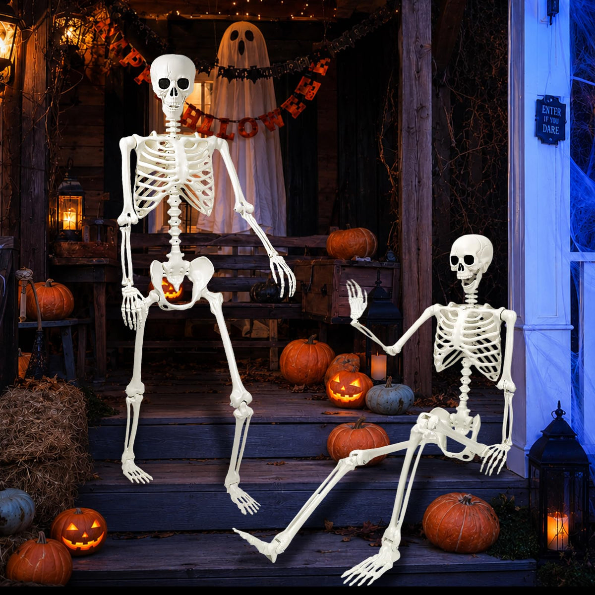 Life Size Posable Skeleton Decorations I272935