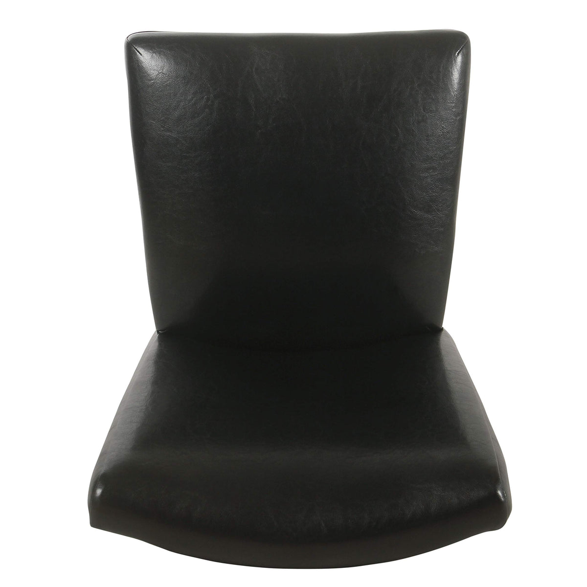 Black Faux Leather Dining Chair Set of 2 M139
