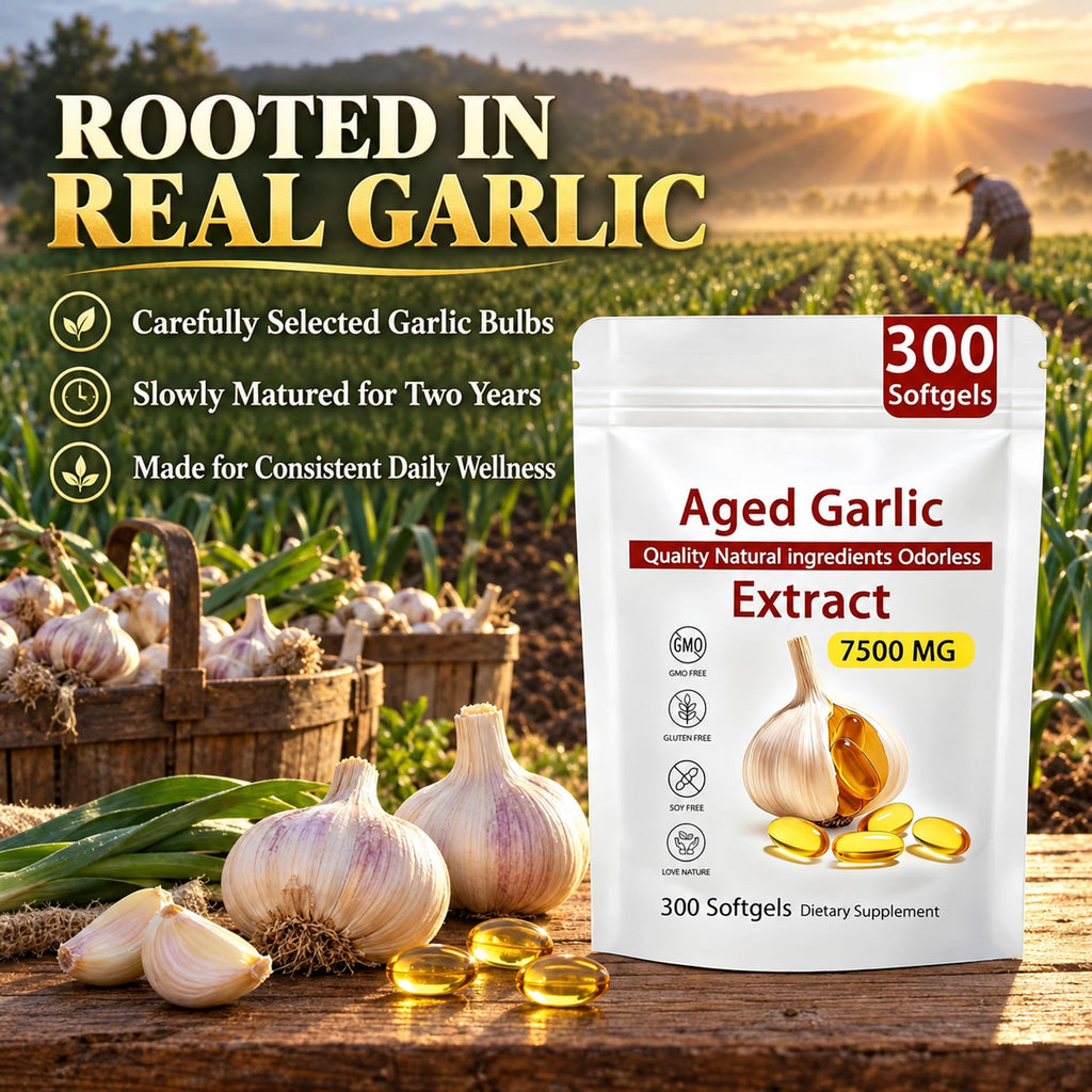 300 Count Garlic Supplement Softgels B890553