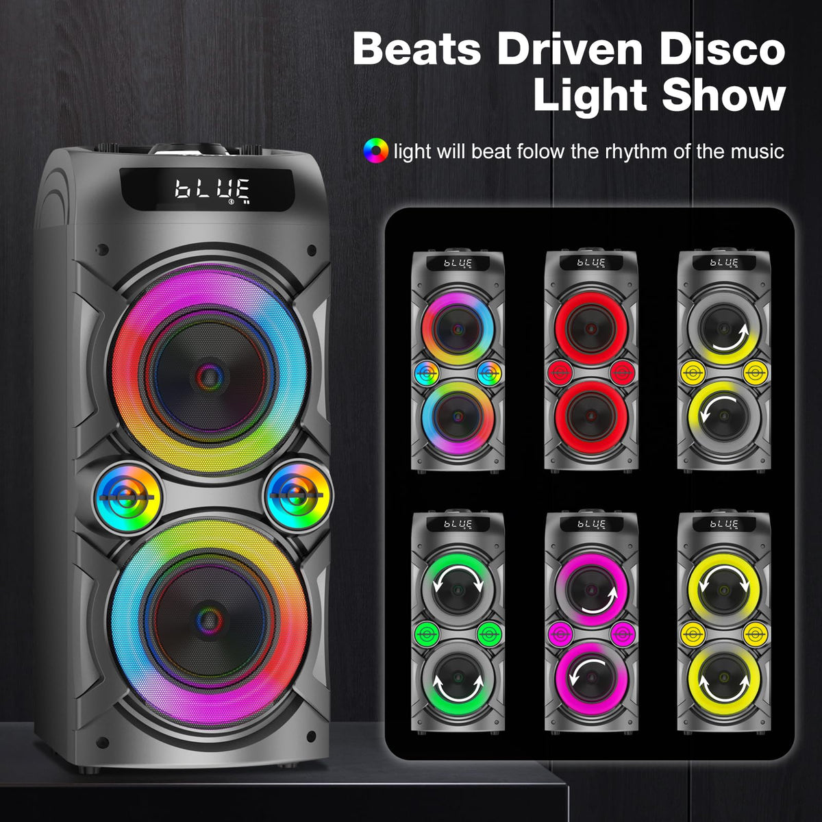 100W Portable Bluetooth Speaker I552