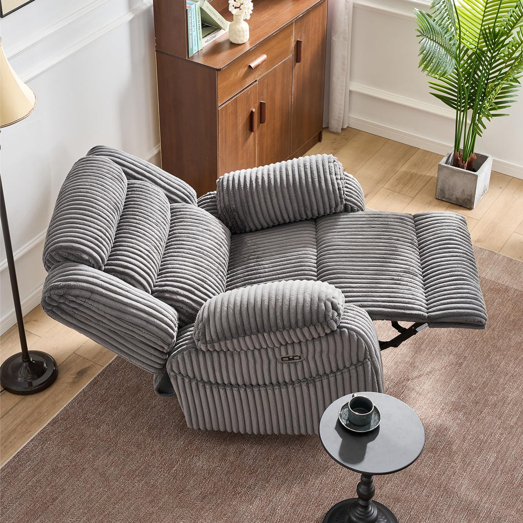 Power Swivel Rocker Recliner Chair with Vibration & Heat G98904