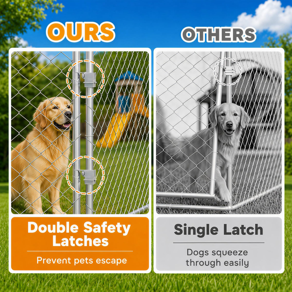 Outdoor Dog Kennel K511